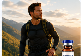 Man hiking in the mountains